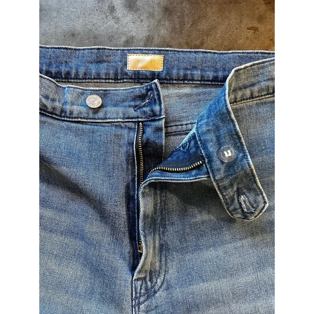 Mother Jeans Women 32 High Rise The Tab Roller Skimp Out Of Town Wide Leg 34x30 - Picture 9 of 16